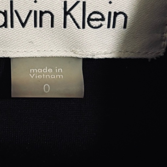 Calvin Klein Women's Black Blazer with Gold Accents Small fits - Picture 2 of 4